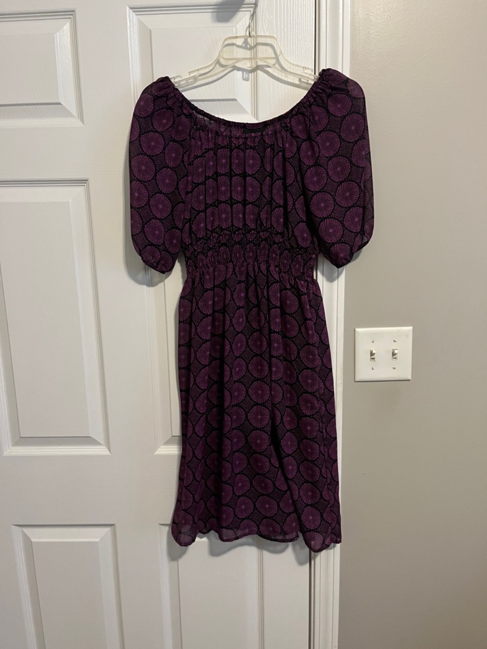 Mossimo Purple Pattern Dress